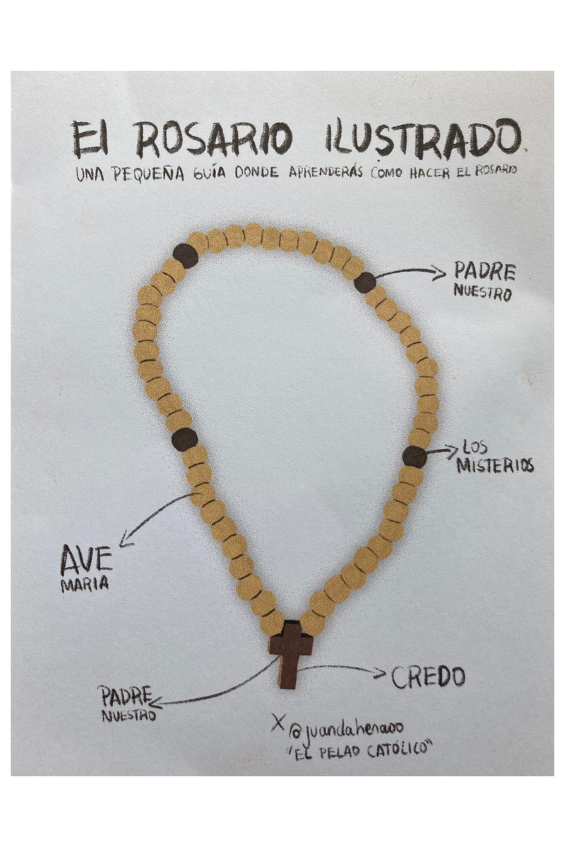 Rosario Ilustrado - Azul