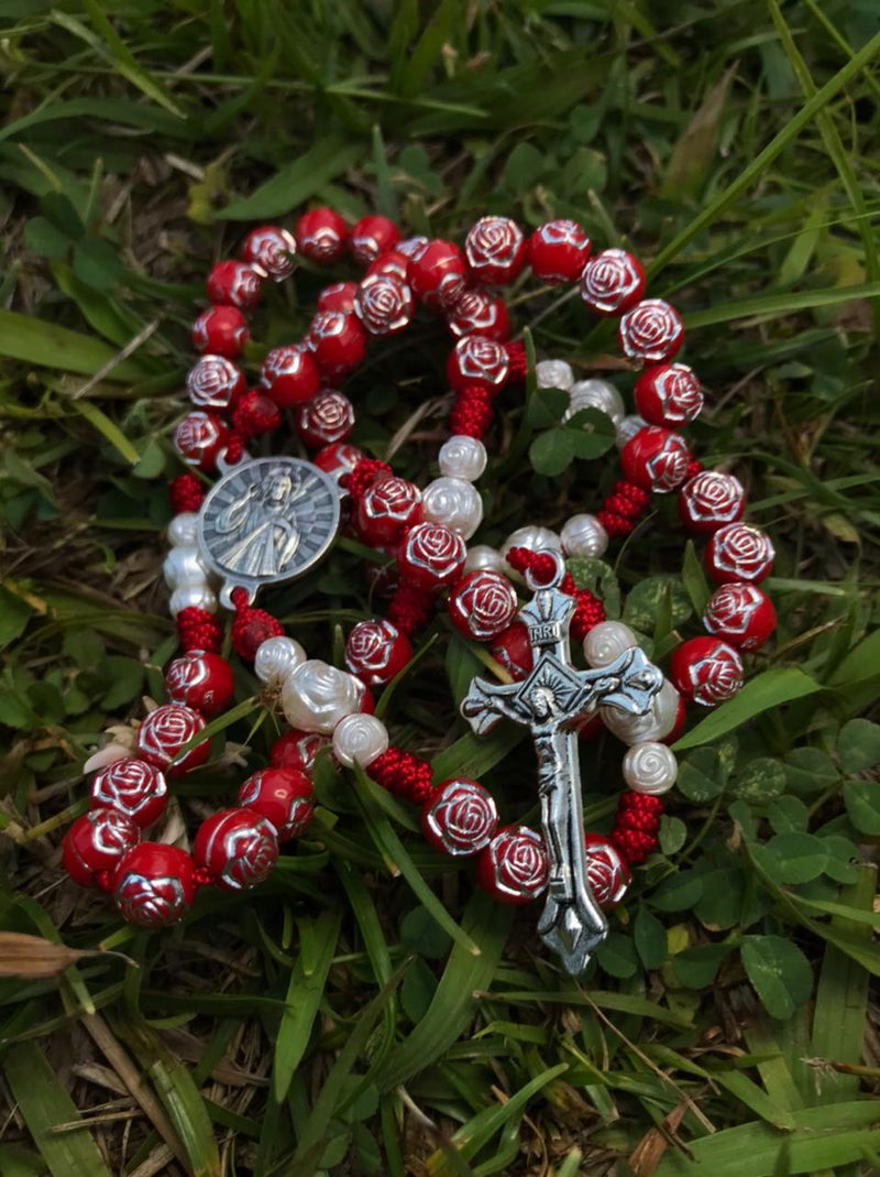 Rosario Rosas Rojo y Blanco