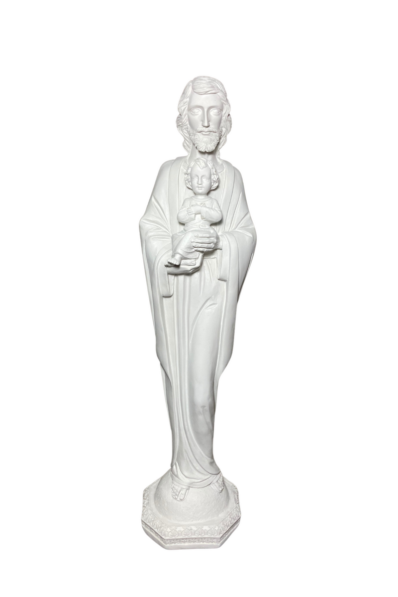 San José Estilizado Blanco resina - 53 cm