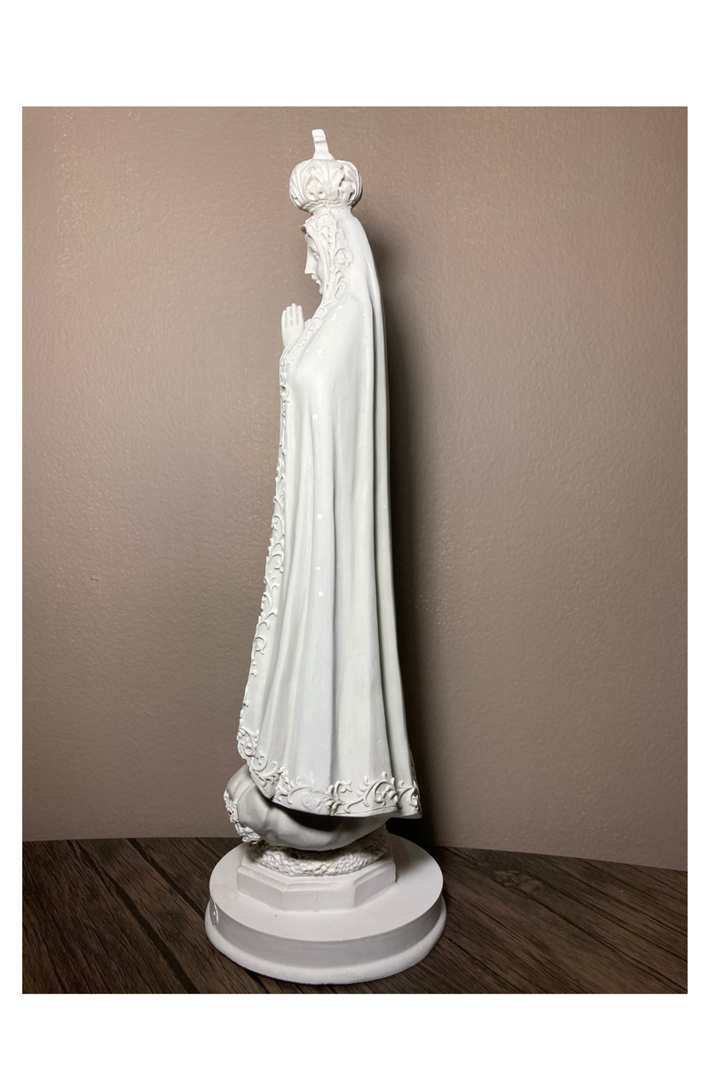 Virgen de Fátima Blanca - 30 cm