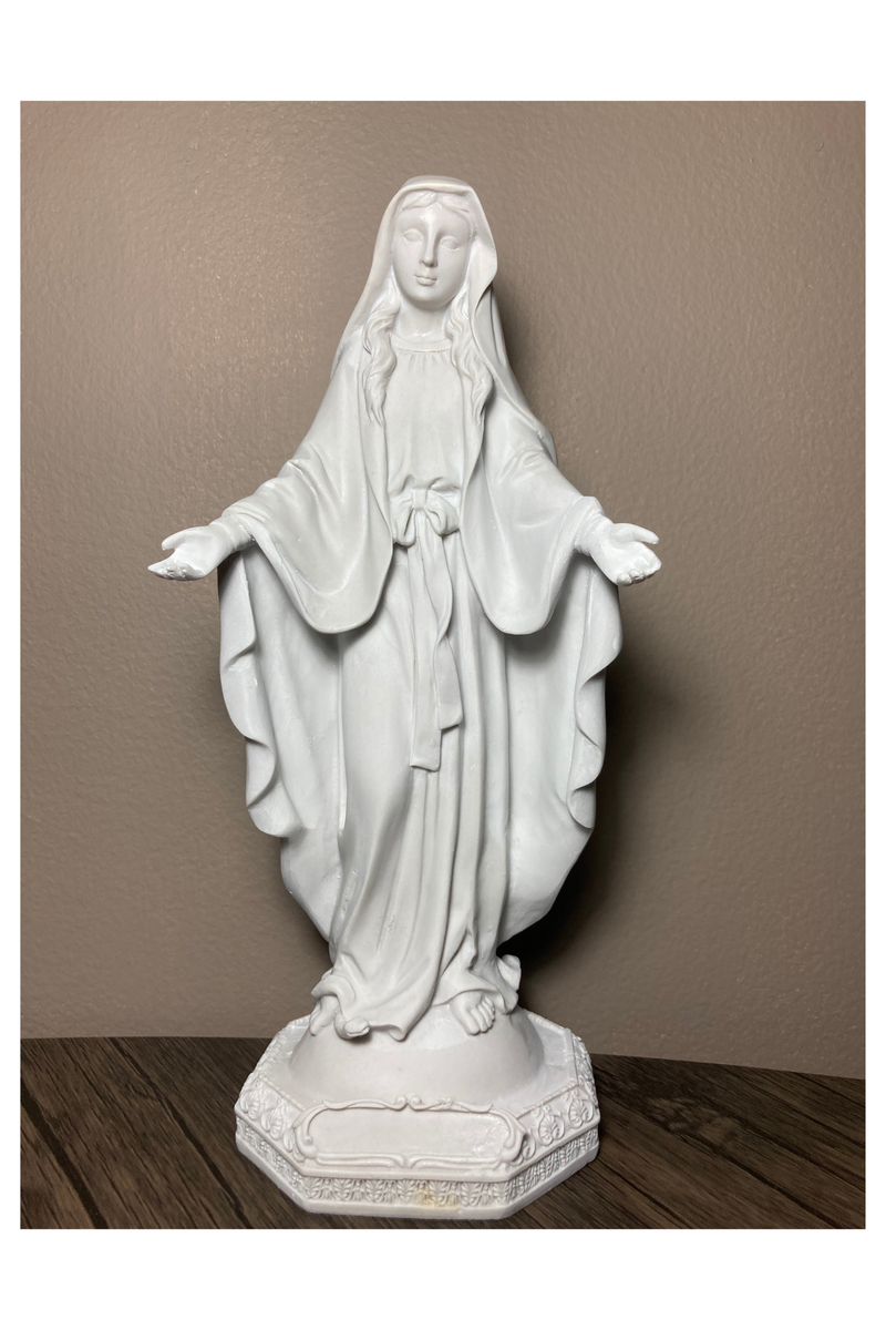 Virgen de la Milagrosa Blanca - 20 cm